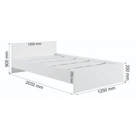 Полутораспальная кровать Мадера М1200