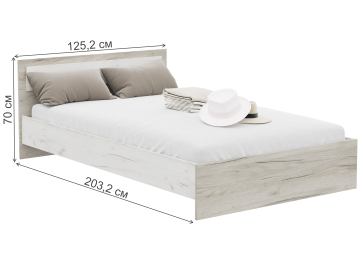 Полутораспальная кровать Муза КР 609