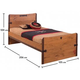 Полутораспальная кровать Pirate