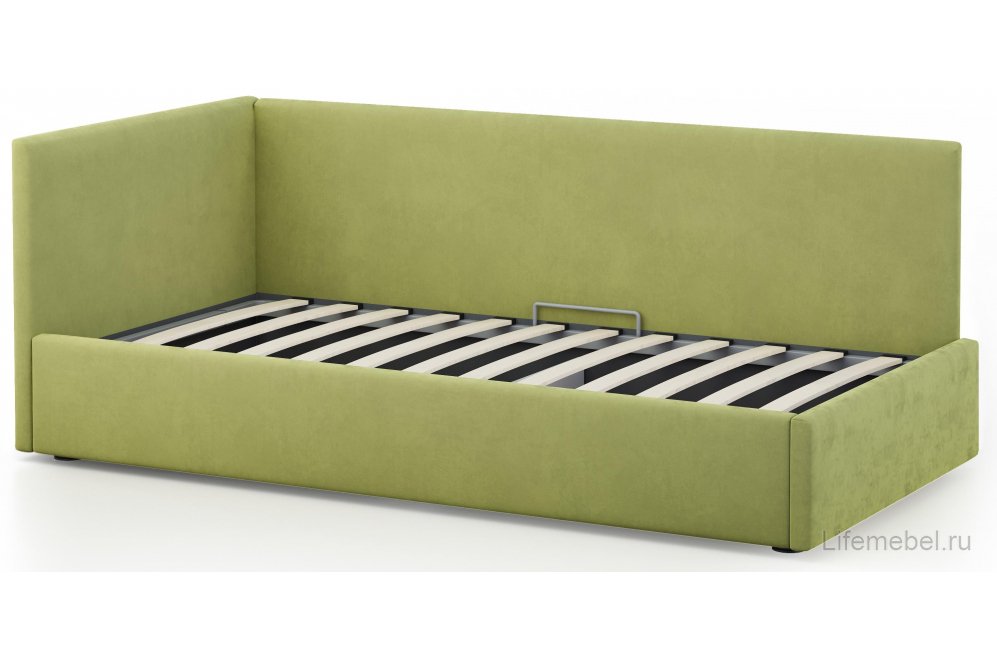 Тахта Каролина-2 120х200 с ПМ велюр bingo apple