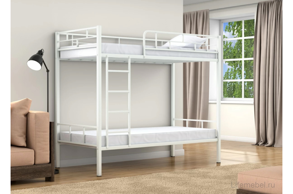 Двухъярусная кровать Валенсия белый