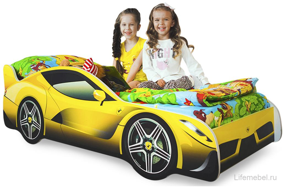 Кровать-машина Ferrari 70х160