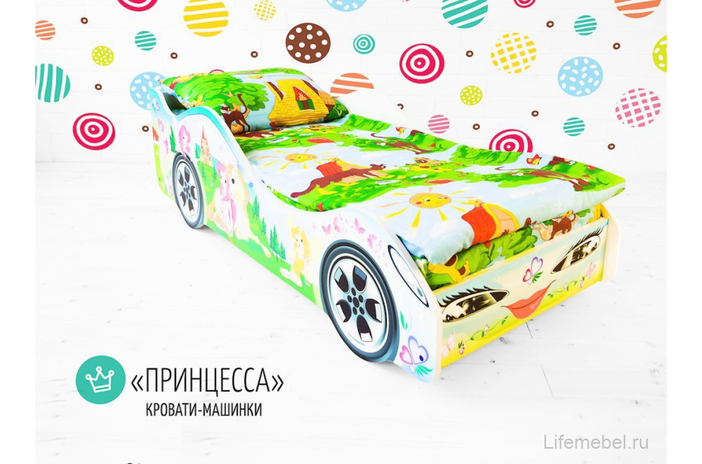 Кровать-машина Принцесса 70х160