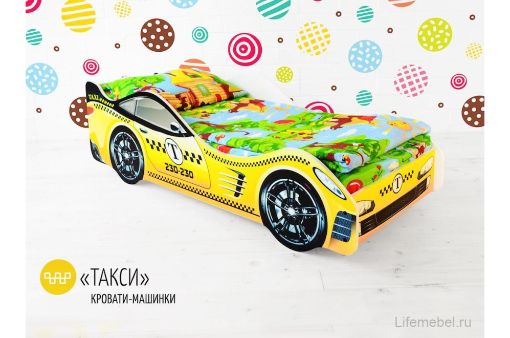 Кровать-машина Такси 70х160