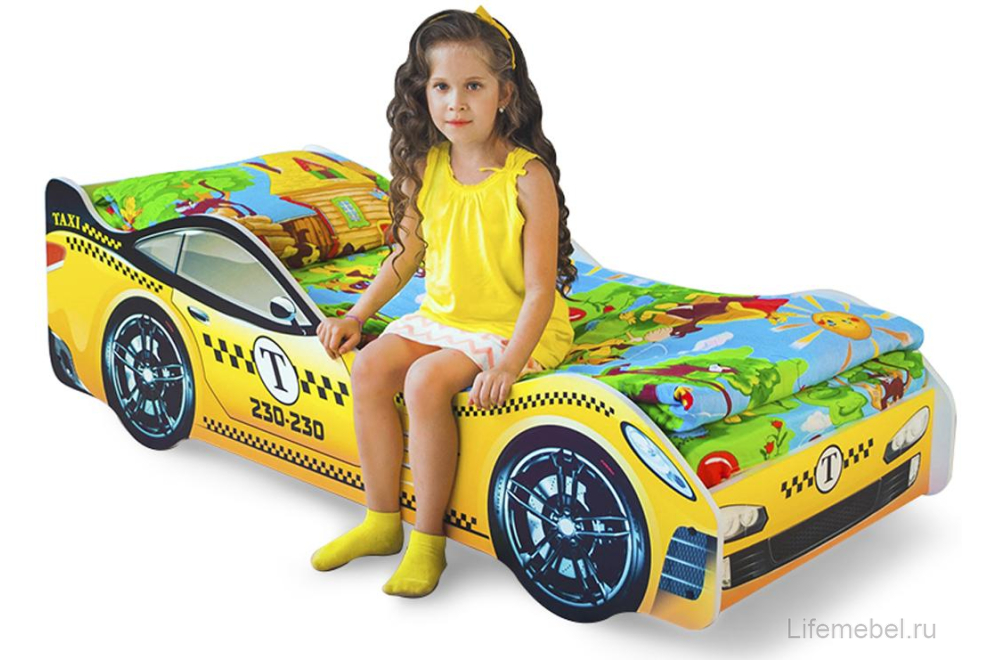 Кровать-машина Такси 70х160