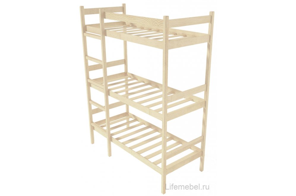Трехъярусная кровать Линда 90х200