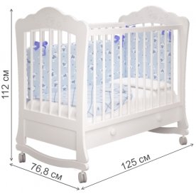 Кроватка Амалия 1 с ящиком