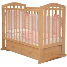 Кроватка Пикколо 3 с маятником и ящиком