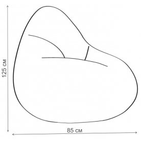 Пуф-мешок Деним XL
