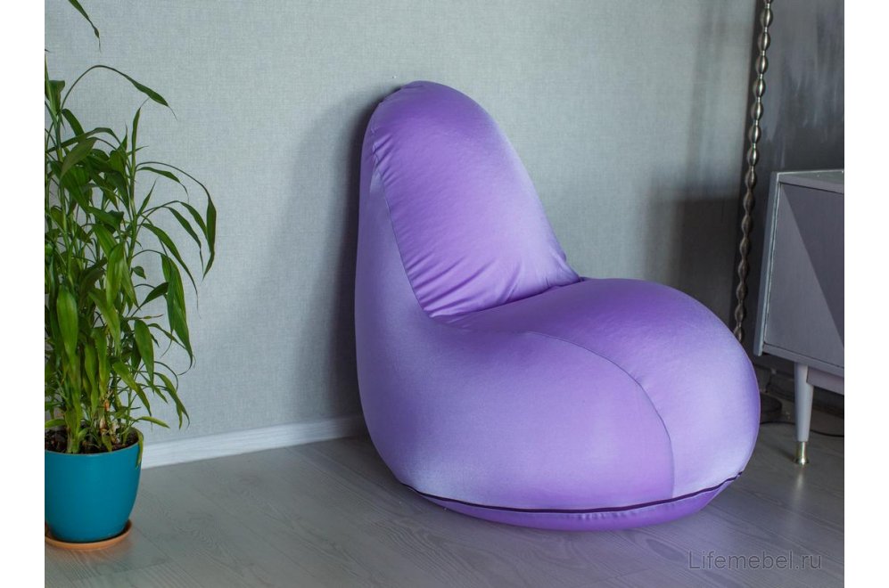 Пуф-мешок Flexy фиолетовый