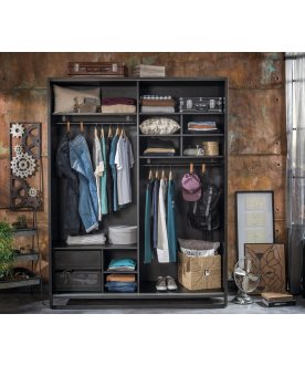 Шкаф-купе детский Dark Metal