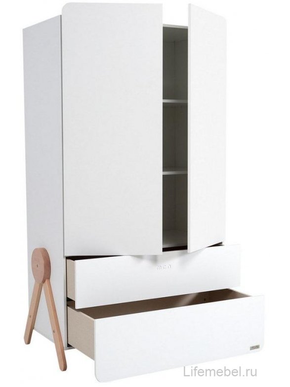 Шкаф Micuna Swing А-1835 white / water wood