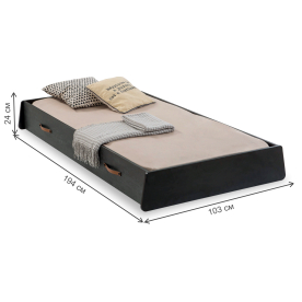 Выдвижная кровать Dark Metal