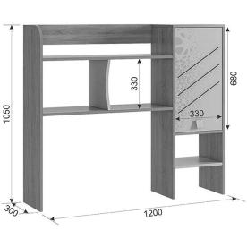 Надстройка для стола Энерджи 1200