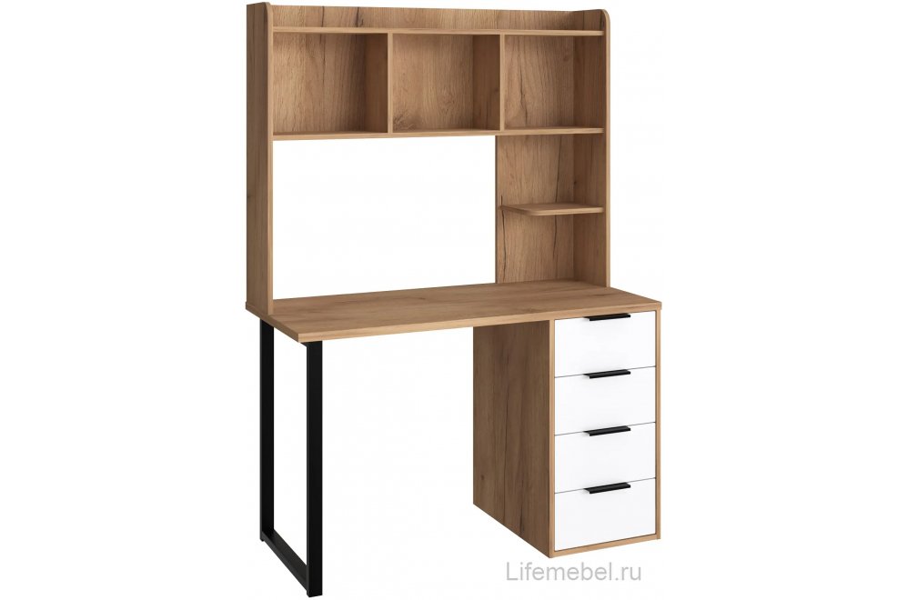 Надстройка для стола П-101 дуб крафт золотой