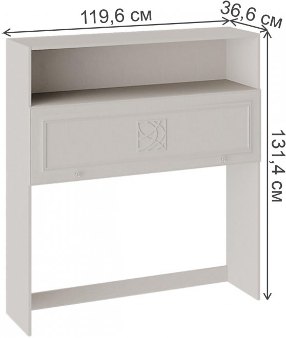 Шкаф навесной Сабрина ТД-307.15.11 кашемир