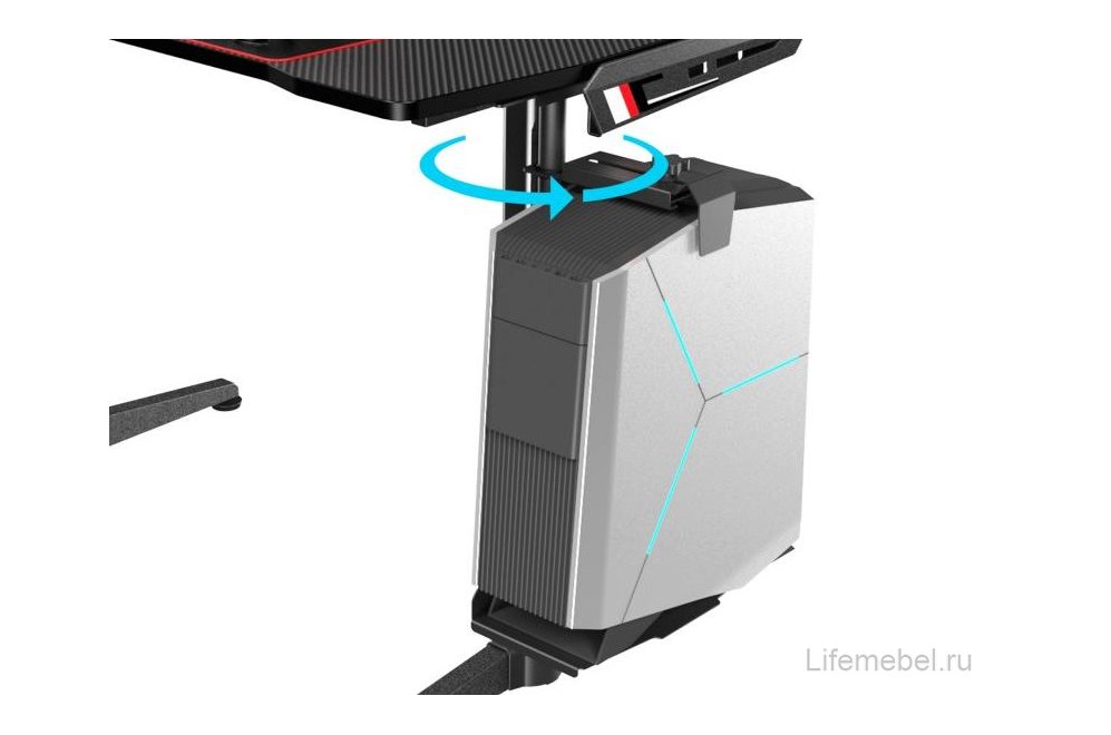 Крепление подвесное для системного блока ERK-MCH-B черное