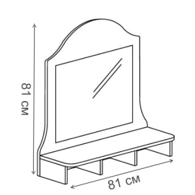 Надстройка для комода Прованс №412