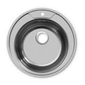 Мойка врезная FAD490-GT5K 0C матовый металл