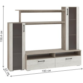 Модульная гостиная Эмма комплектация 1