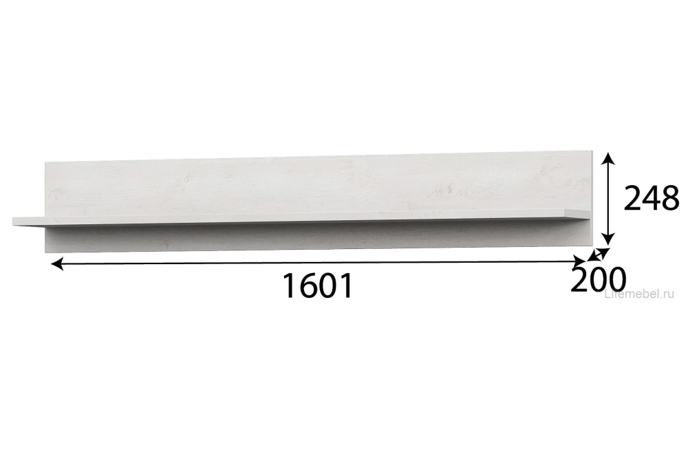 Модульная гостиная Македония комплектация 1 сосна санторини светлый