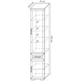 Модульная гостиная Трейв Л комплектация 3