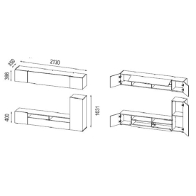 Готовая гостиная Прага-5