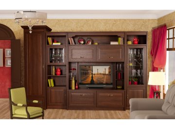 Готовая гостиная Флоренция 664 дуб оксфорд