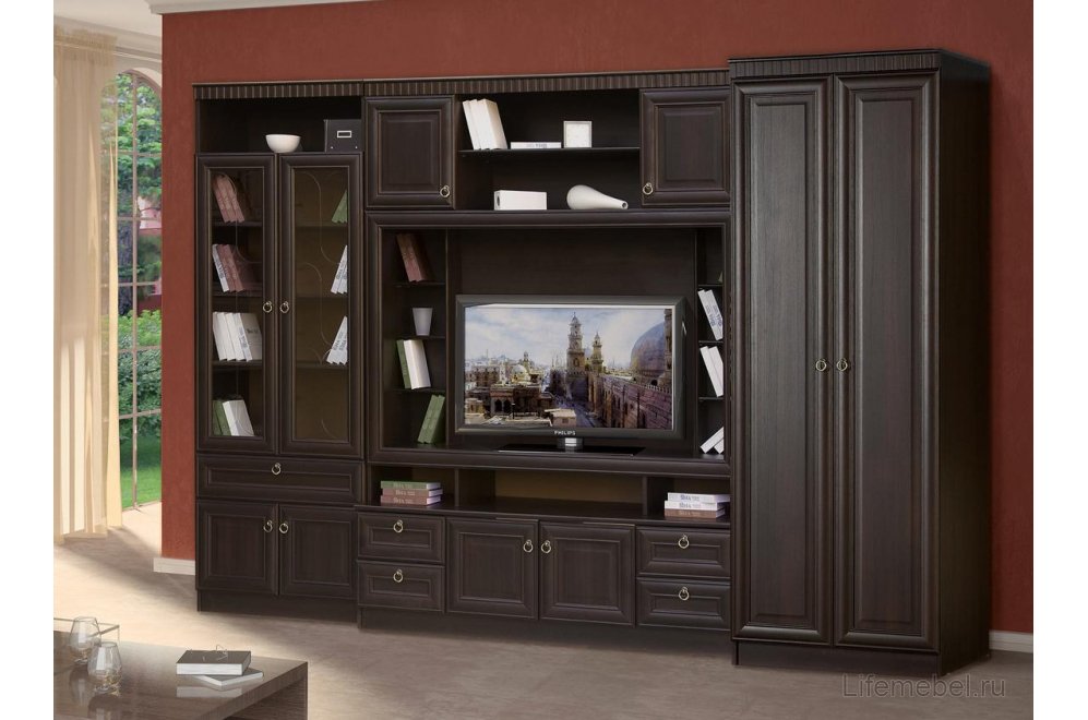 Готовая гостиная Инна 603 денвер темный