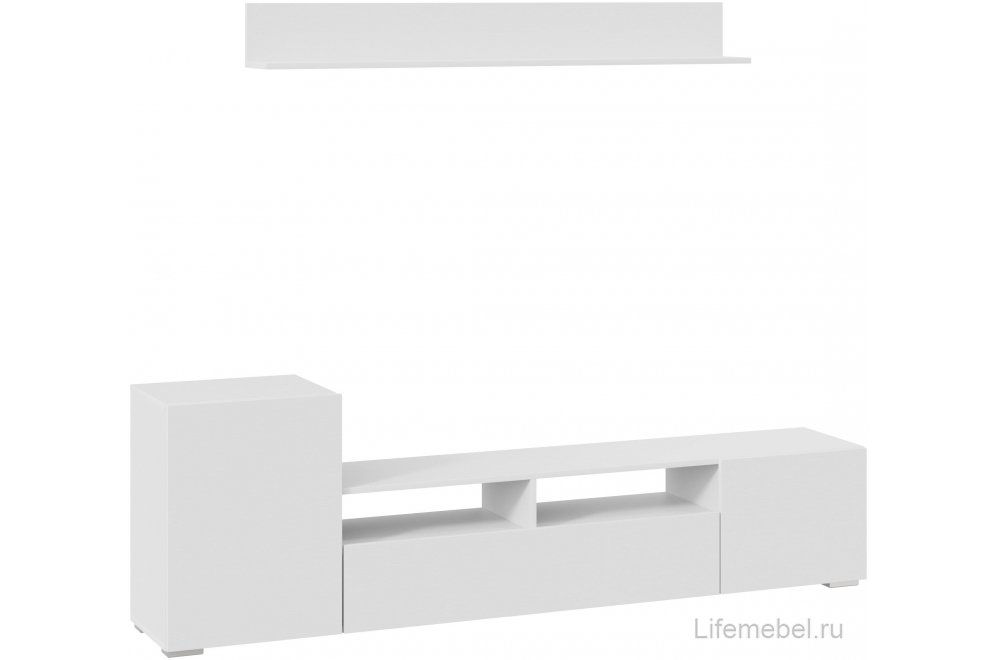 Готовая гостиная Сильвия белый ясень
