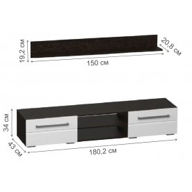 Готовая гостиная Милан ТБ-11