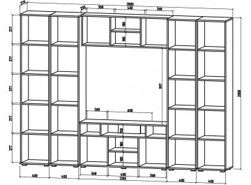 Готовая гостиная Тунис-4