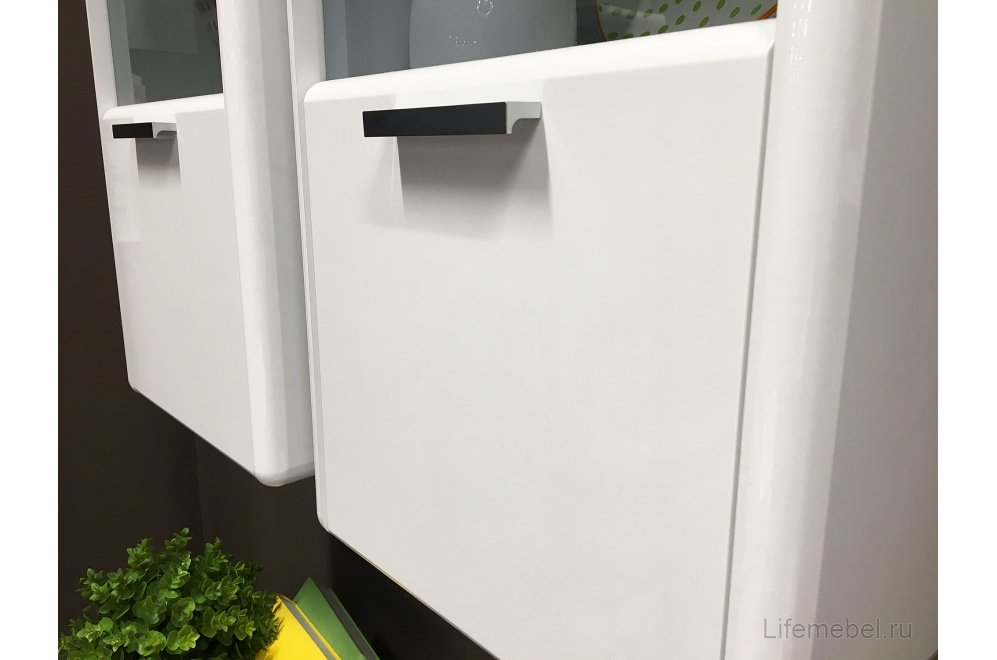 Модульная гостиная Наоми комплектация 3 белый глянец