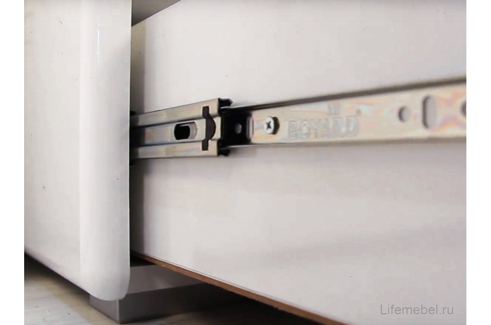 Модульная гостиная Наоми комплектация 4 белый глянец