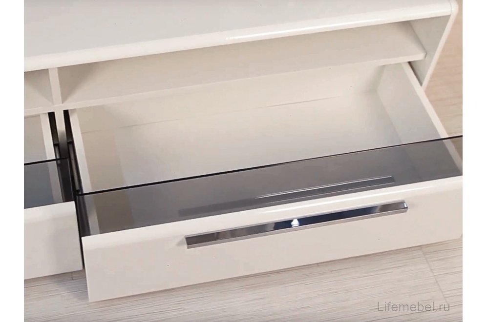 Модульная гостиная Наоми комплектация 8 белый глянец