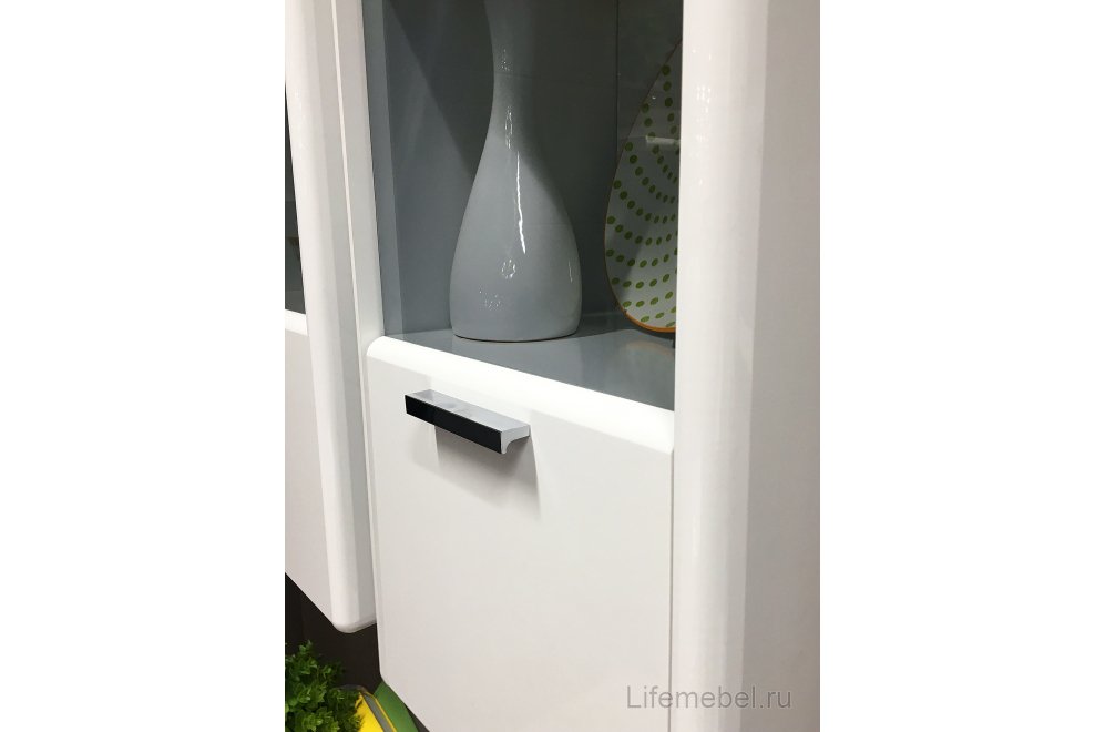 Модульная гостиная Наоми комплектация 8 белый глянец