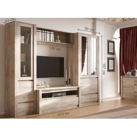 Модульная гостиная Монте комплектация 1