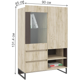 Модульная гостиная Дайтон комплектация 2