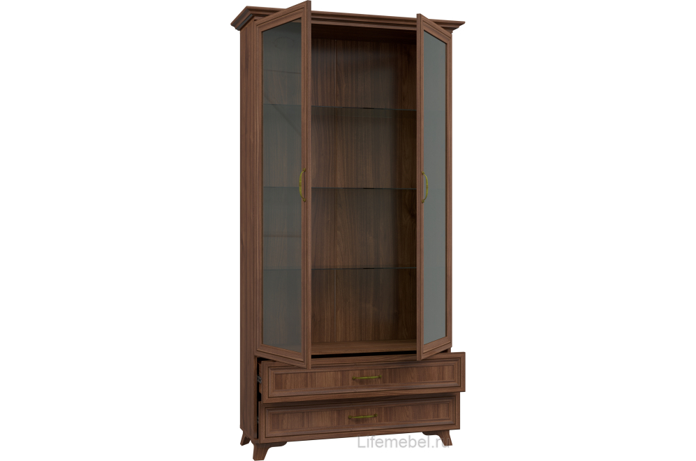 Модульная гостиная Мирелла орех селект комплектация 5