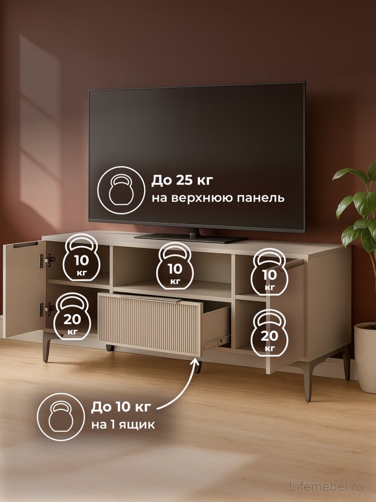 Модульная гостиная Иадама кашемир / кашемир комплектация 1