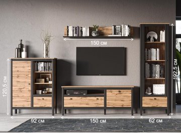 Модульная гостиная Loft комплектация 1