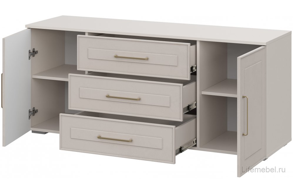 Модульная гостиная Мотру кашемир / шампань комплектация 3