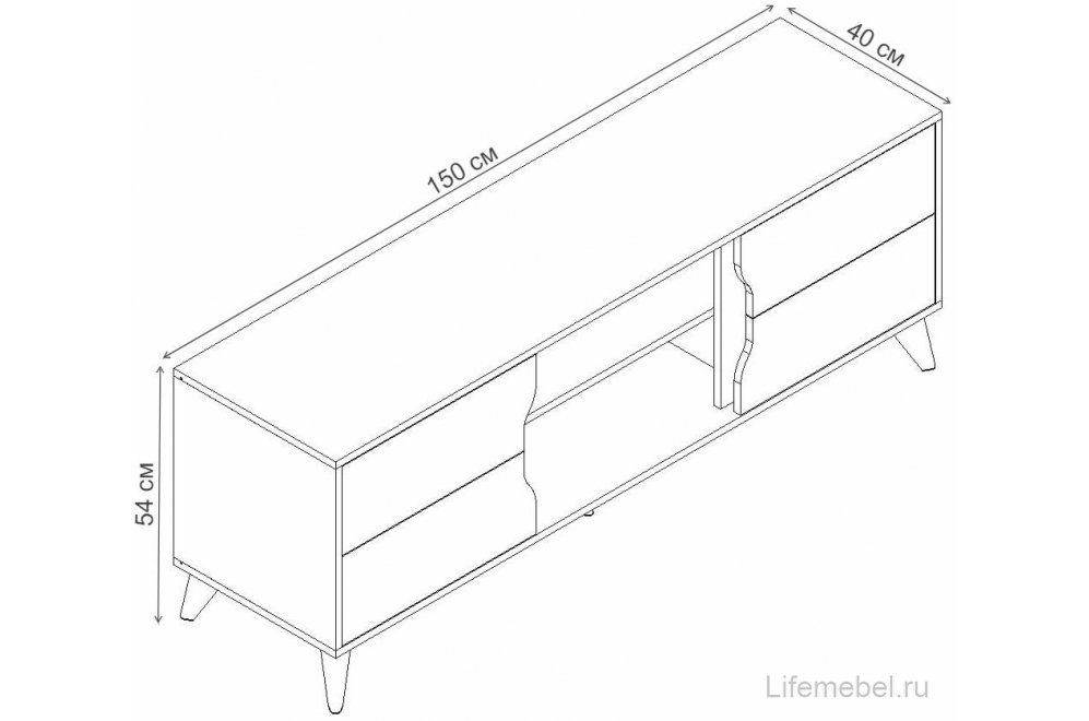Модульная гостиная Палмер комплектация 1