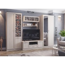 Модульная гостиная Верона комплектация 4