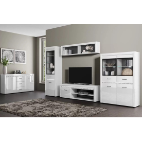 Модульная гостиная WhiteBlack комплектация 1