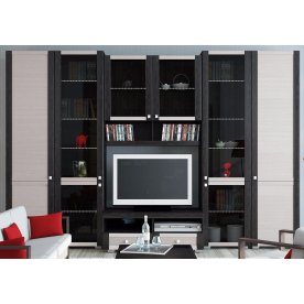 Стенка для гостиной Фиджи (комплектация 36) венге цаво / дуб белфорт