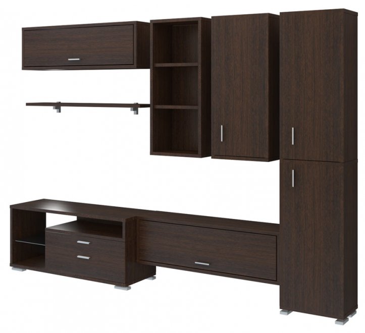 Стенка Лофт 4 В Домино венге