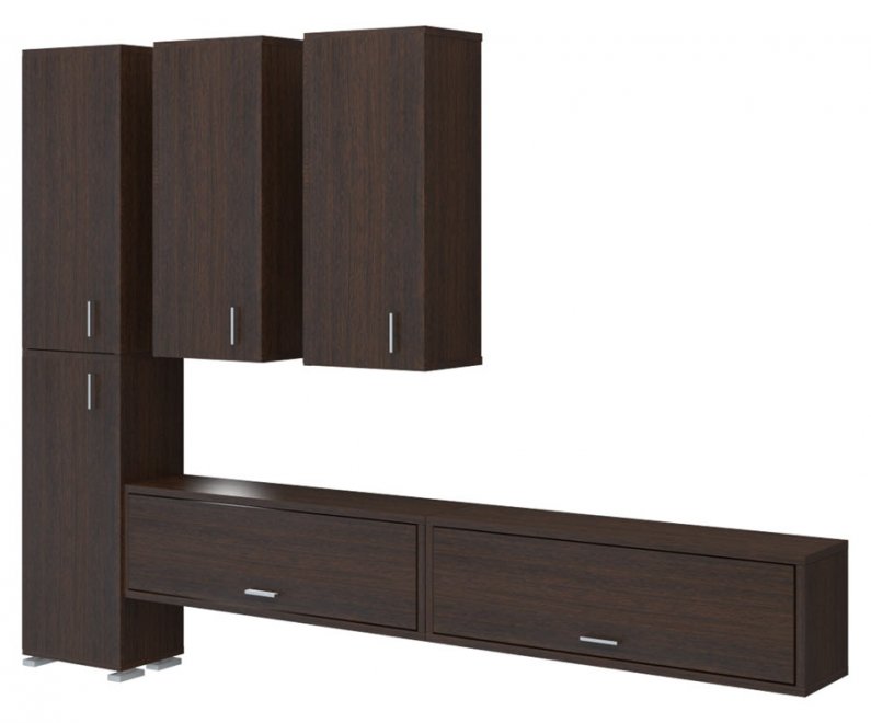 Стенка Лофт 6 В Домино венге