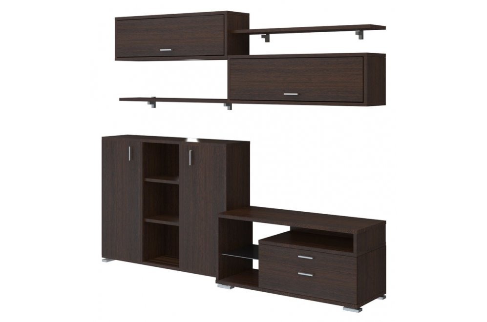 Стенка Лофт 9 В Домино венге