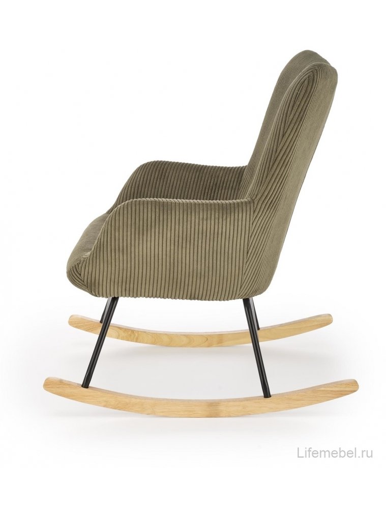 Кресло-качалка Belmiro оливковое